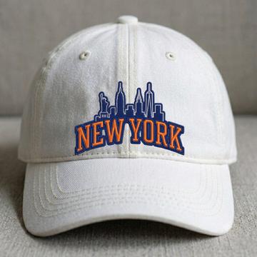 NEW YORK EMBROIDERY DESIGN, NYC SKYLINE EMBROIDERY HAT BT-0007