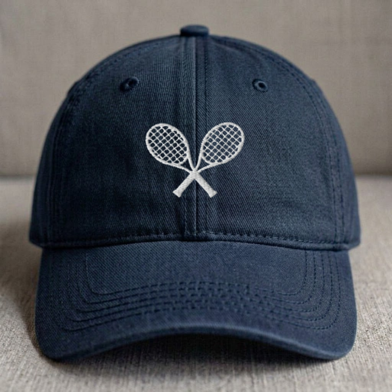 TENNIS RACKETS BASEBALL CAP, TENNIS CLUB, TENNIS PLAYER GIFT BT-0011