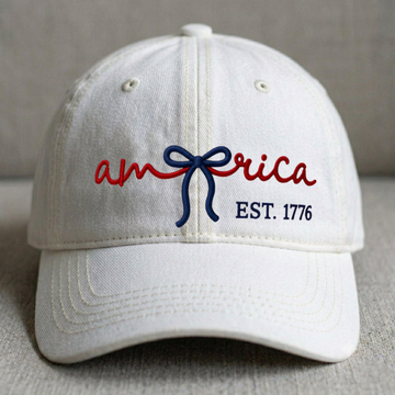 AMERICA EST. 1776 EMBROIDERED CLASSIC CAP LL-0010