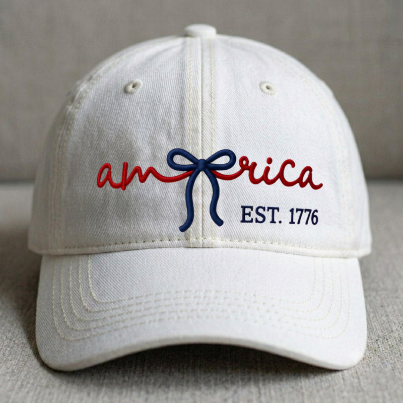 AMERICA EST. 1776 EMBROIDERED CLASSIC CAP LL-0010