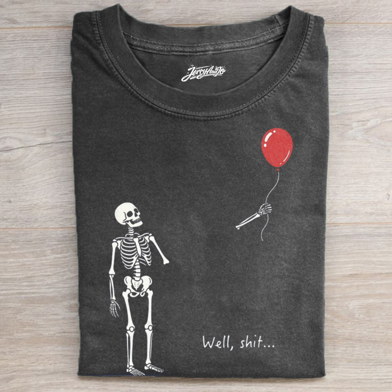 FUNNY SKELETON BALLOON T-SHIRT BT-00228