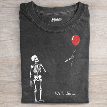 FUNNY SKELETON BALLOON T-SHIRT BT-00228