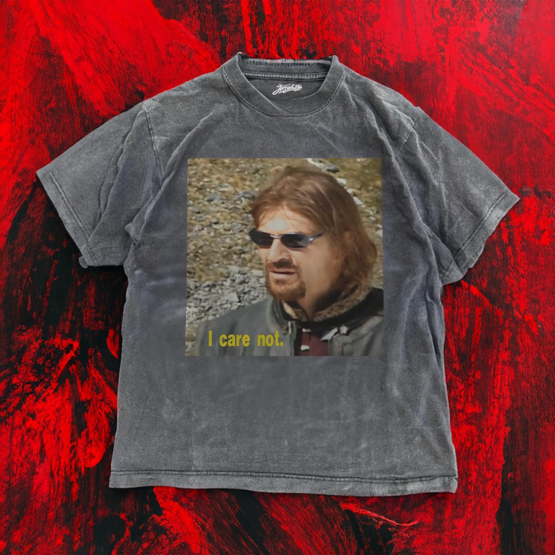 FUNNY SHIRT, I CARE NOT TSHIRT OVERSIZED TEE BT-00131