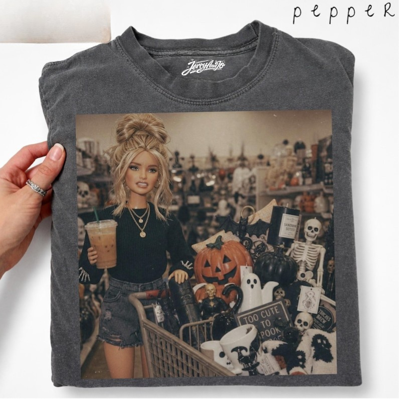 HALLOWEEN BARBIE TOP TRENDY HALLOWEEN LOVER SHIRT BT-00132