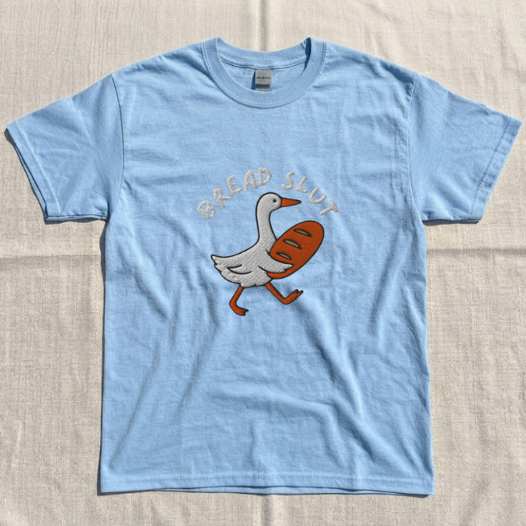 EMBROIDERED BREAD LOVER SHIRT LL - 0040