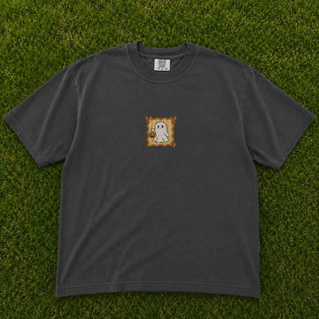 CUTE GHOST EMBROIDERED HALLOWEEN TEE AV-0039
