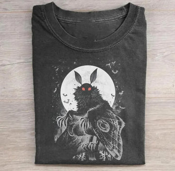 VINTAGE MOTHMAN SHIRT, SWEATSHIRT, HOODIE | RETRO CRYPTID HALLOWEEN TEE TH-0136