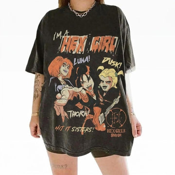 THE HEX GIRLS BAND SHIRT, SWEATSHIRT, HOODIE | HALLOWEEN CONCERT GIFT TH-0131