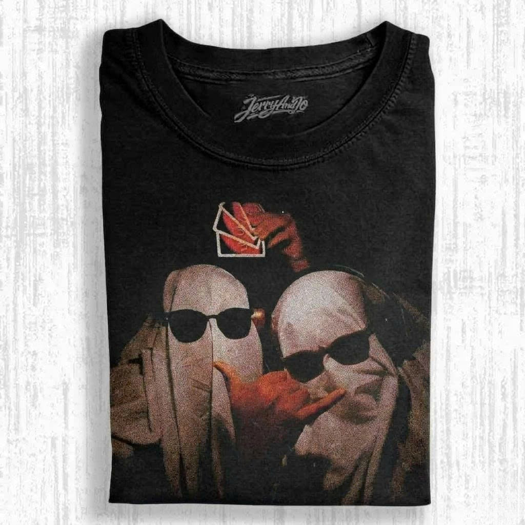 FUNNY GHOST POKER GRAPHIC TEE COOL GHOSTS WEARING SUNGLASSES SHIRT LL - 0136