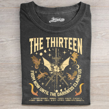 THE THIRTEEN THRONE OF GLASS T-SHIRT HHUE - 093