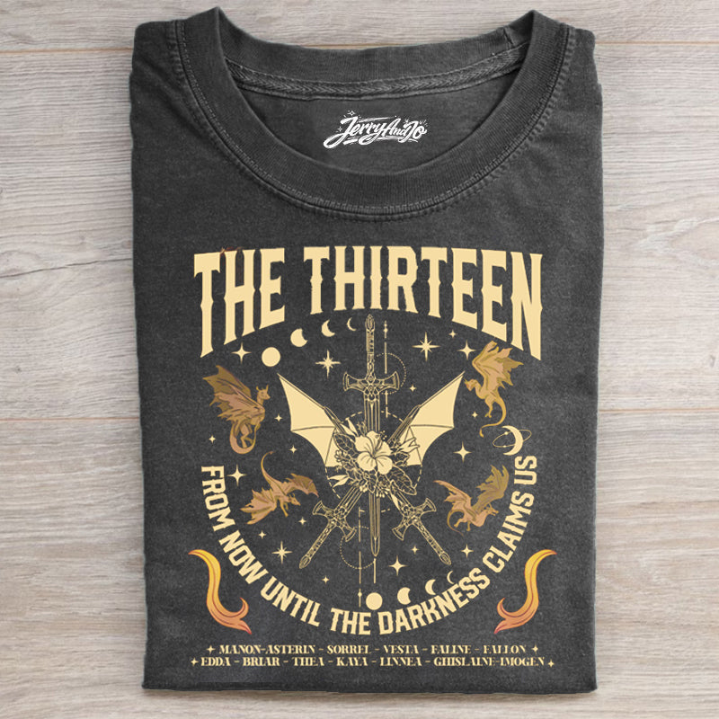 THE THIRTEEN THRONE OF GLASS T-SHIRT HHUE - 093