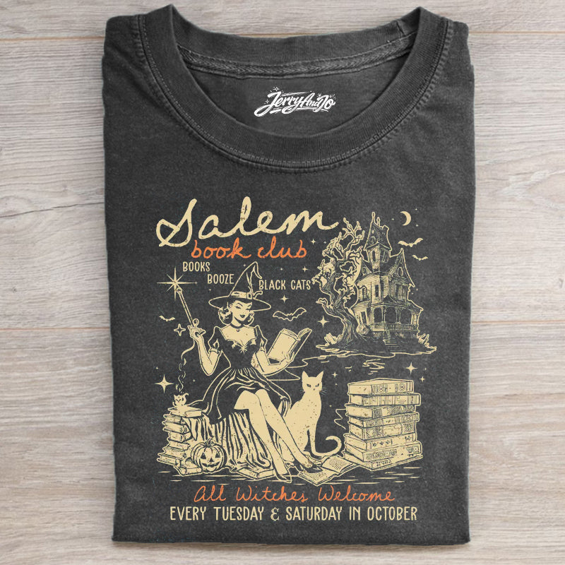 Salem Book Club T-Shirt HHUE - 097