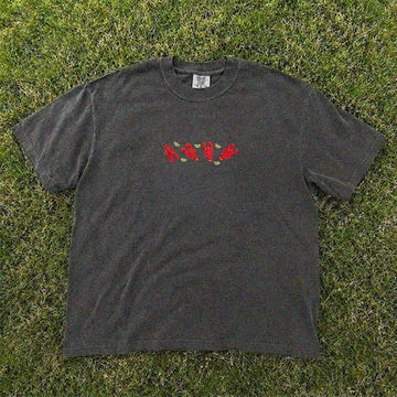 EMBROIDERED LOBSTERS COASTAL NAUTICAL TEE SHIRT HHUE - 043