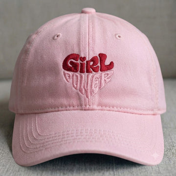 GIRL POWER EMBROIDERED HAT BS-0009