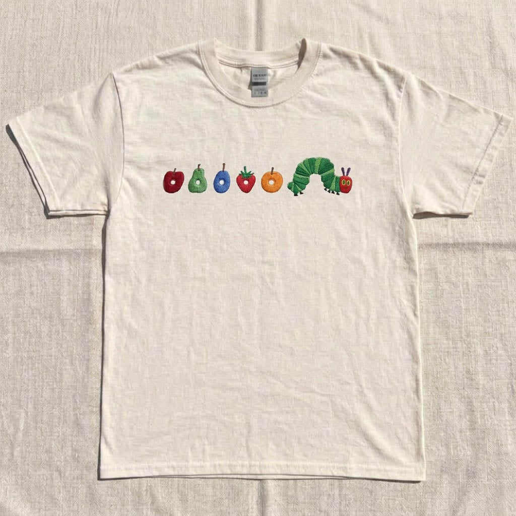 HUNGRY CATERPILLAR EMBROIDERED SHIRT HHUE - 020