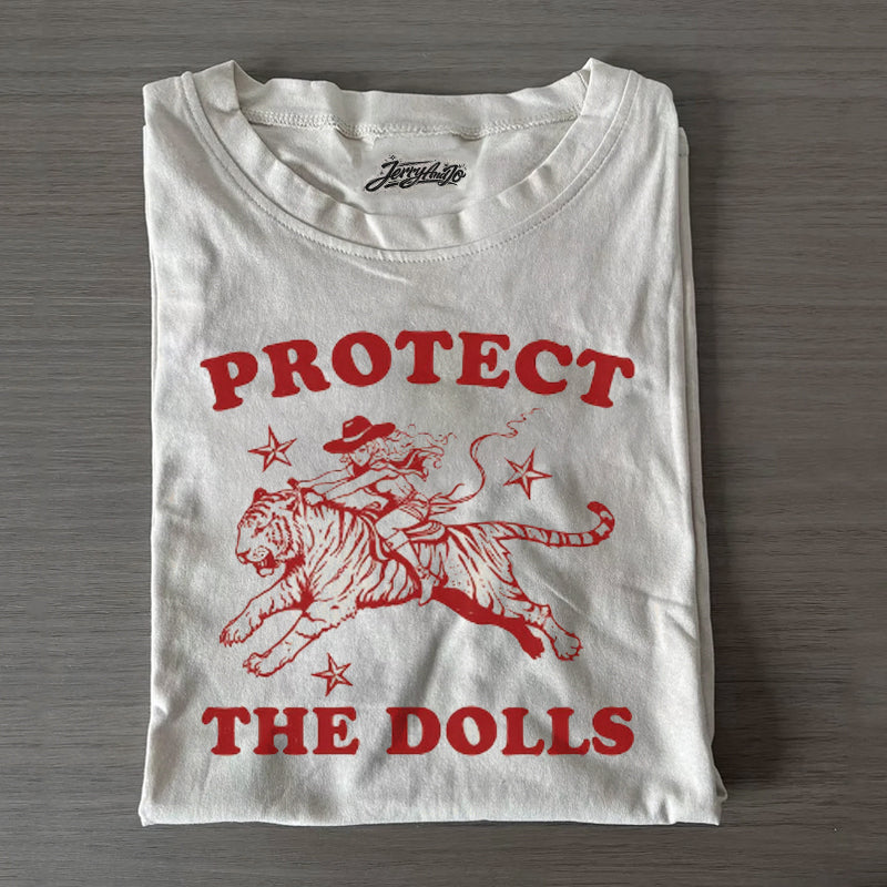 PROTECT THE DOLLS T-SHIRT HHUE - 098