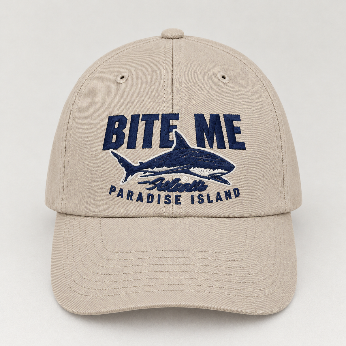 ISLAND SHARK BASEBALL HAT  BS-0068