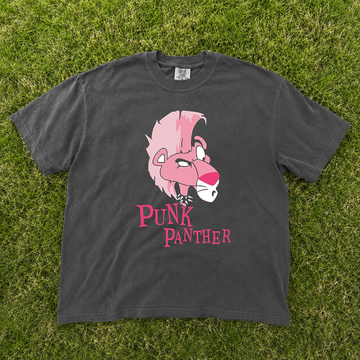 The Punk Panther Graphic Tee, Rock Mental Shirt, Streetwear Y2k Style B-00156