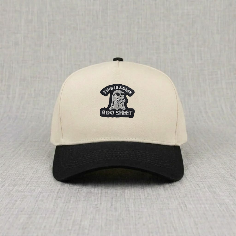 This Is Some Boo Sheet Embroidered Baseball Hat, Halloween Vibes B-00152