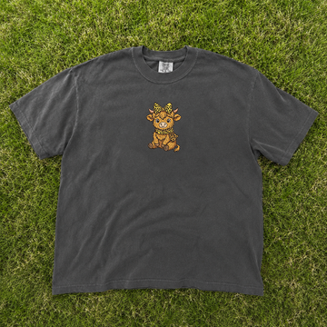 Highland Cow with Bow Design Tshirt, Back to school Gift B-0092