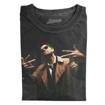 SUPERNATURAL GRAPHIC TEE FUNNY MISHA COLLINS COOL CASTIEL SHIRT LL - 0131
