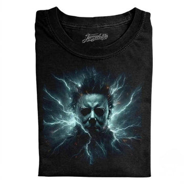 RETRO THUNDER LIGHTNING GRAPHIC TEE LL - 0128