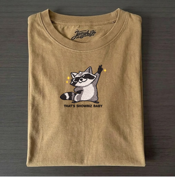THAT'S SHOWBIZ BABY RACCOON EMBROIDERED SHIRT AV-0026