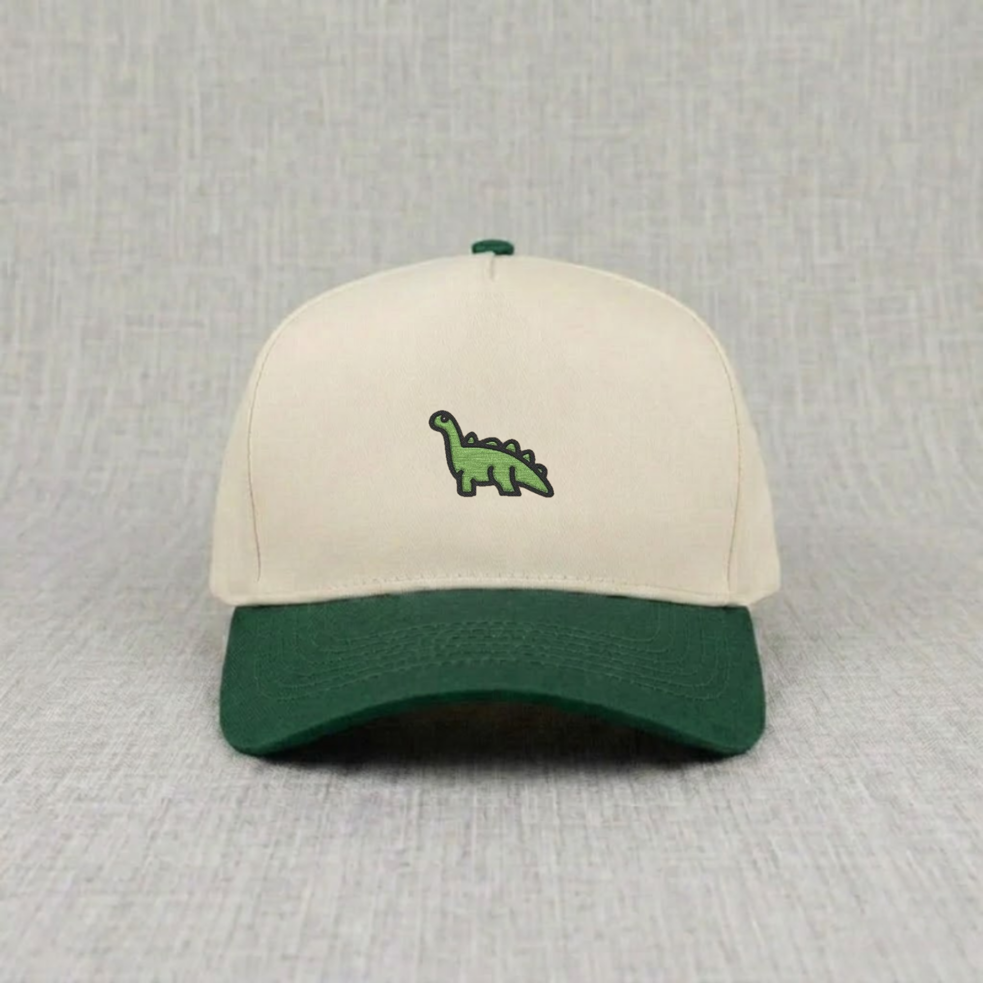 FUNNY DINO GRAPHIC BASEBALL HAT EMBROIDERED HAT CT-0008