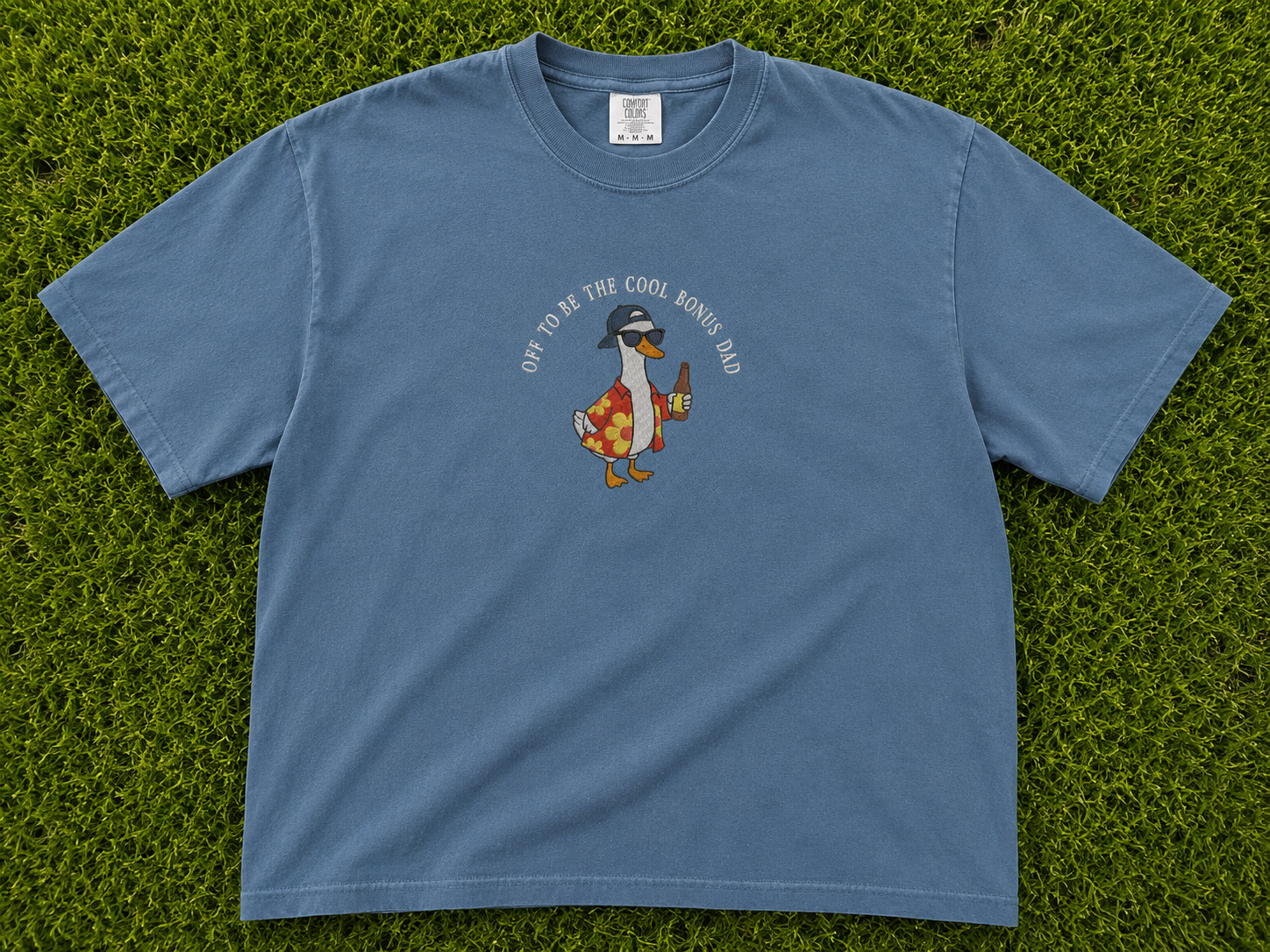 BONUS DAD GOOSE EMBROIDERED TEE AV-0057