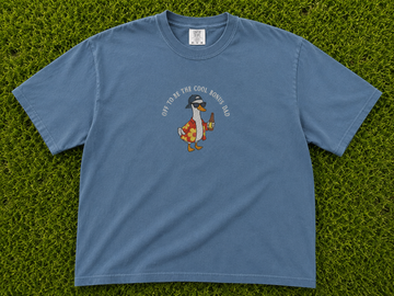BONUS DAD GOOSE EMBROIDERED TEE AV-0057
