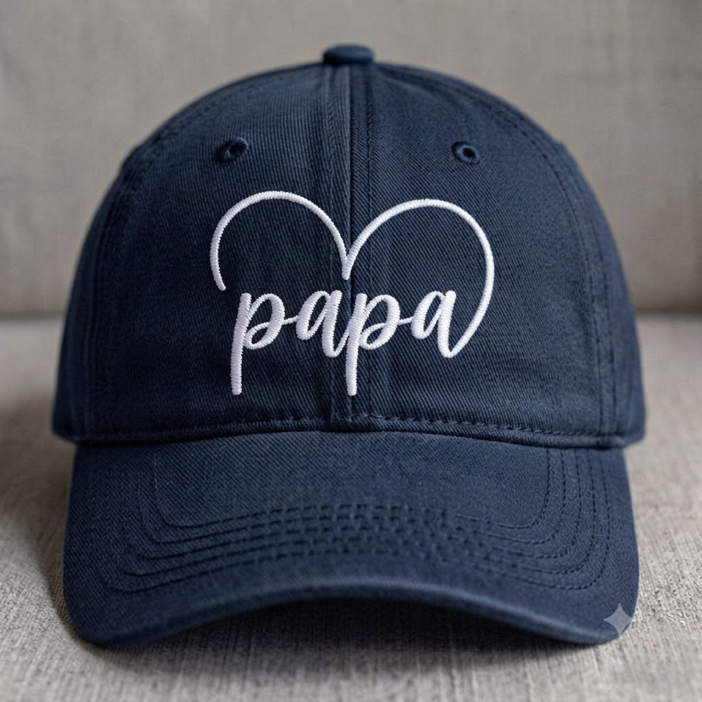 PAPA HEART EMBROIDERED HAT BS-0013