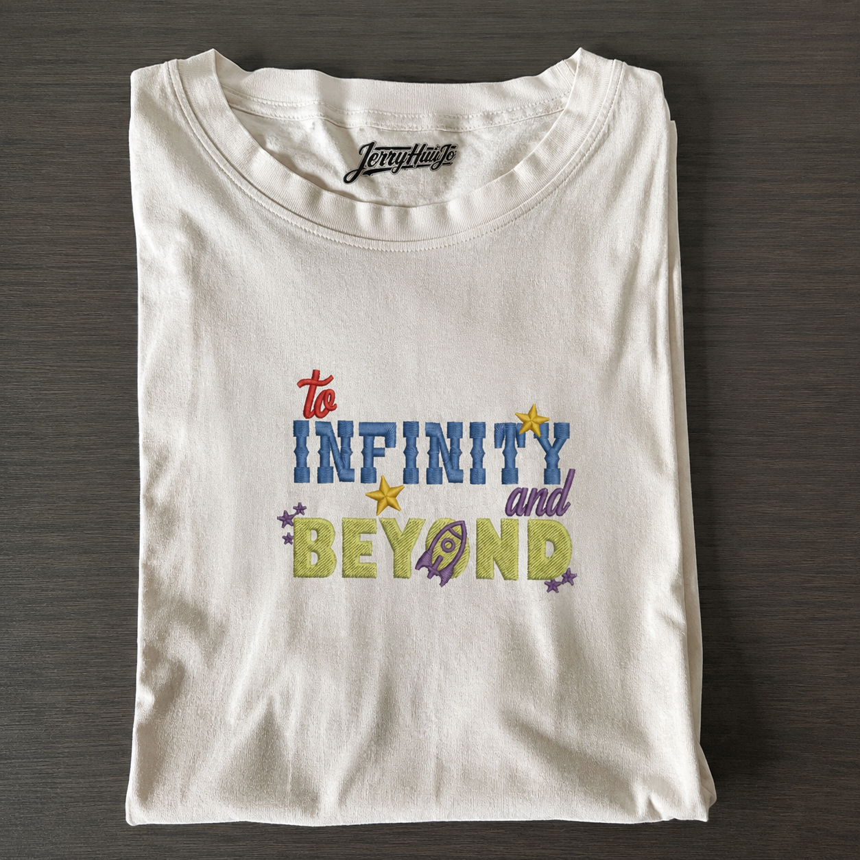 TO INFINITY AND BEYOND CARTOON EMBROIDERED SHIRT AV-0011