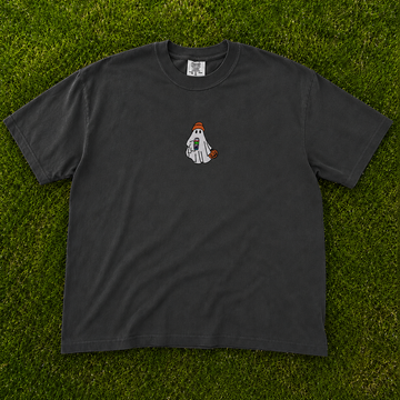 VINTAGE GHOST EMBROIDERED HALLOWEEN TEE AV-0031