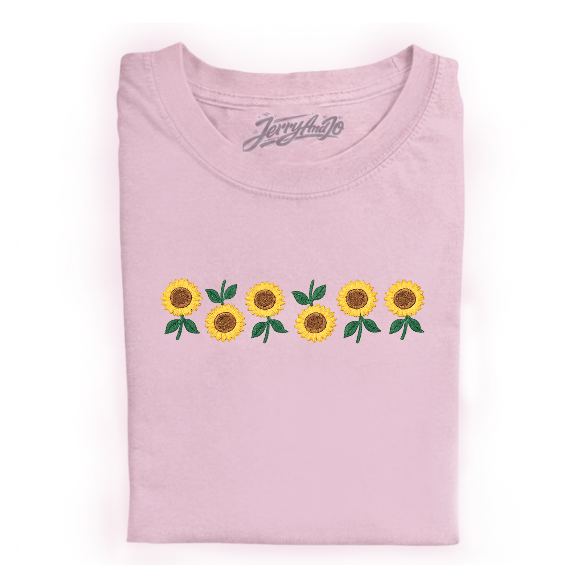 SUNFLOWER ROW EMBROIDERED TEE CT-0010