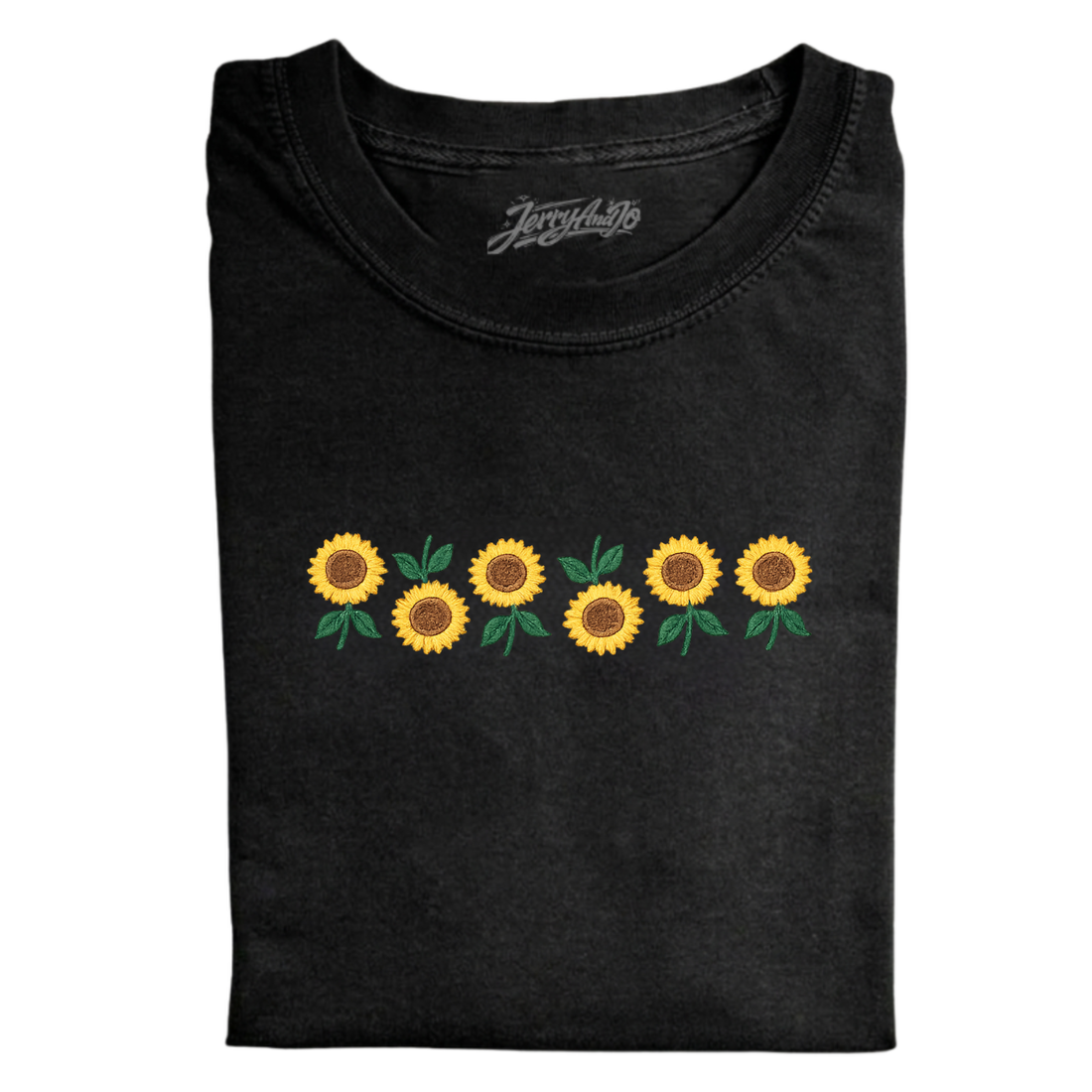 SUNFLOWER ROW EMBROIDERED TEE CT-0010