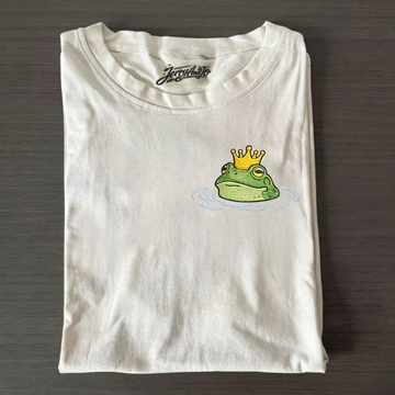 FROG PRINCE EMBROIDERED TEE CT-0018