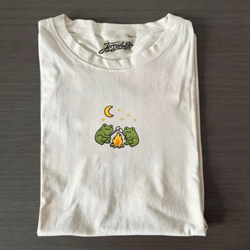 FROG CAMPFIRE EMBROIDERED TEE CT-0007