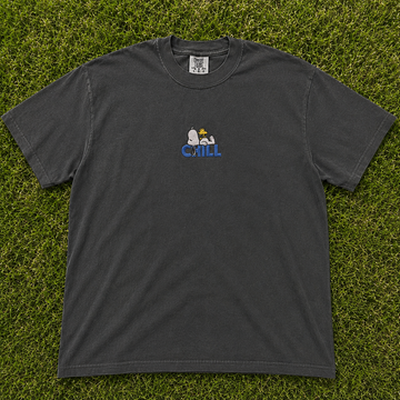 CHILL SNOOPY WOODSTOCK EMBROIDERED TEE AV-0061