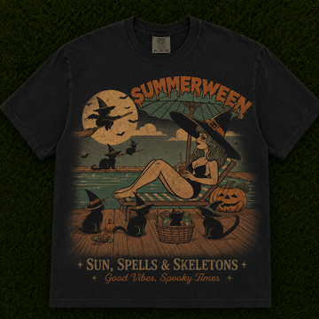 SUMMERWEEN VINTAGE HALLOWEEN T-SHIRT AV-00101