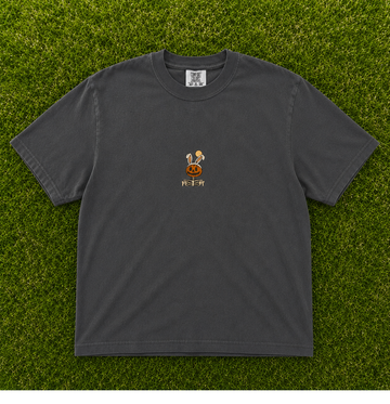 SPOOKY PUMPKIN BUNNY EMBROIDERED SHIRT AV-0076