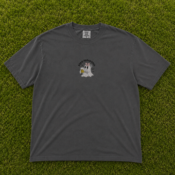 BOOO-RRRAAACCHA GHOST EMBROIDERED TEE AV-0063