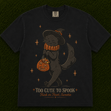 TOO CUTE TO SPOOK HALLOWEEN T-SHIRT AV-0098