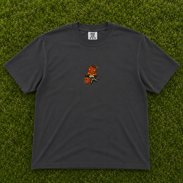 CUTE HALLOWEEN BLACK CAT AND JACK-O'-LANTERN EMBROIDERED SHIRT AV-0080