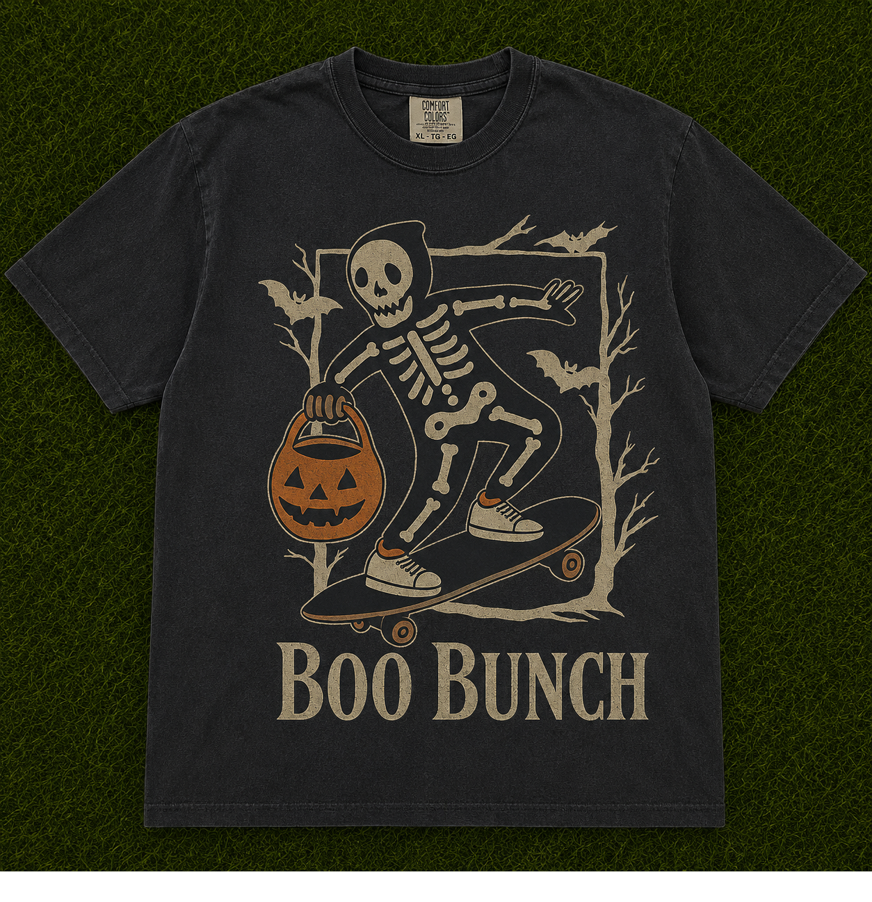 BOO BUNCH HALLOWEEN SKATEBOARD T-SHIRT AV-00139
