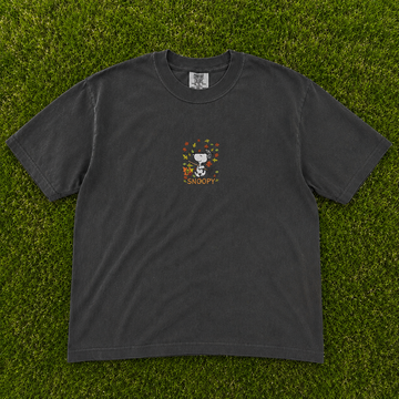 FALL SNOOPY EMBROIDERED HALLOWEEN TEE AV-0034