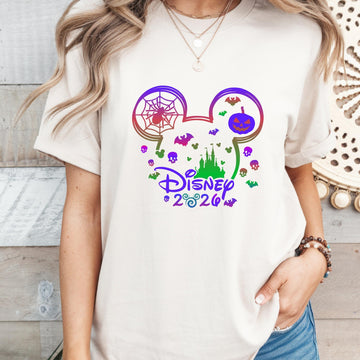DISNEY HALLOWEEN 2026 SHIRT, SWEATSHIRT, HOODIE | MICKEY HALLOWEEN PARK TRIP TEE TH-0142