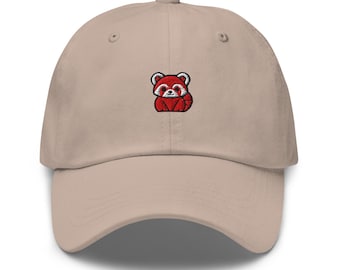 Red Panda Corduroy Cap TK - 0079