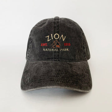 Zion National Park Embroidered Cap hat TK-0024