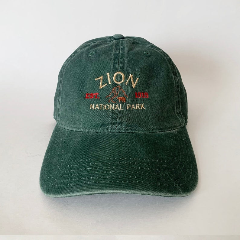 Zion National Park Embroidered Cap hat TK-0024