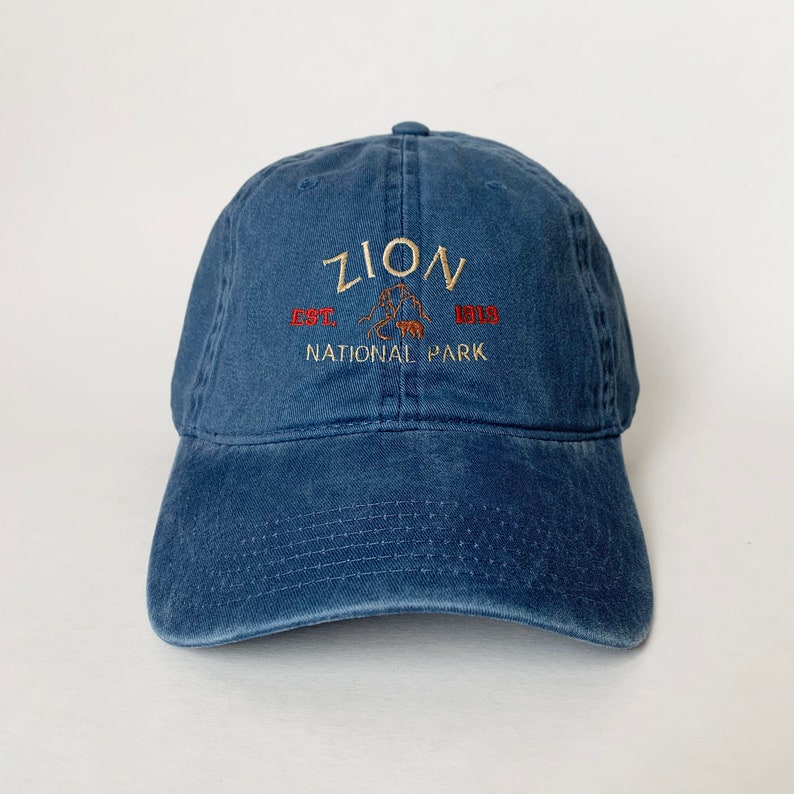 Zion National Park Embroidered Cap hat TK-0024